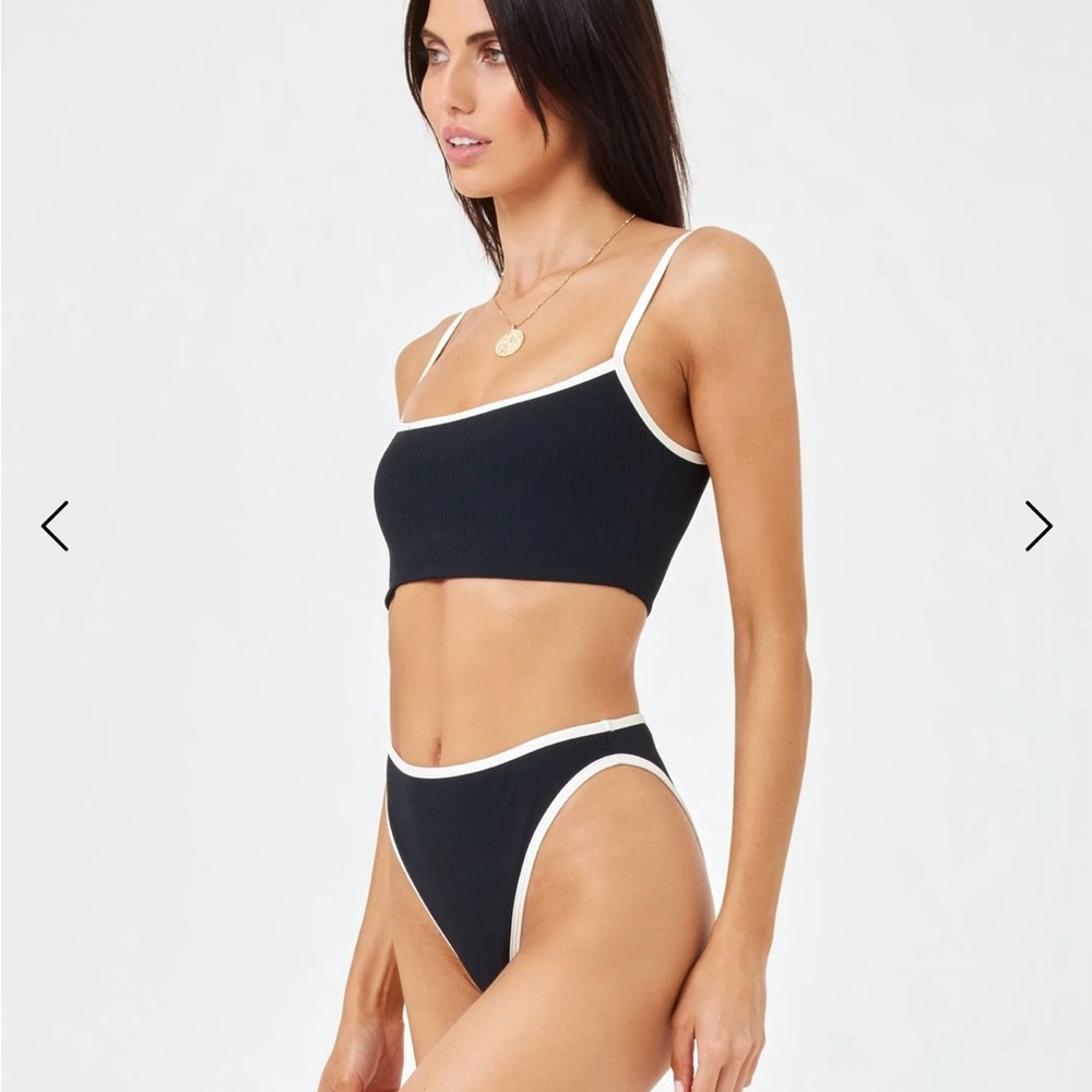 L*SPACE | Ribbed Adalyn Bikini Top - Picture 3 of 7